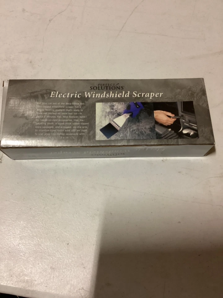 PERFECT SOLUTIONS ELECTRIC WINDSHIELD SCRAPER PS0161PM New in Box - Image 3 of 4