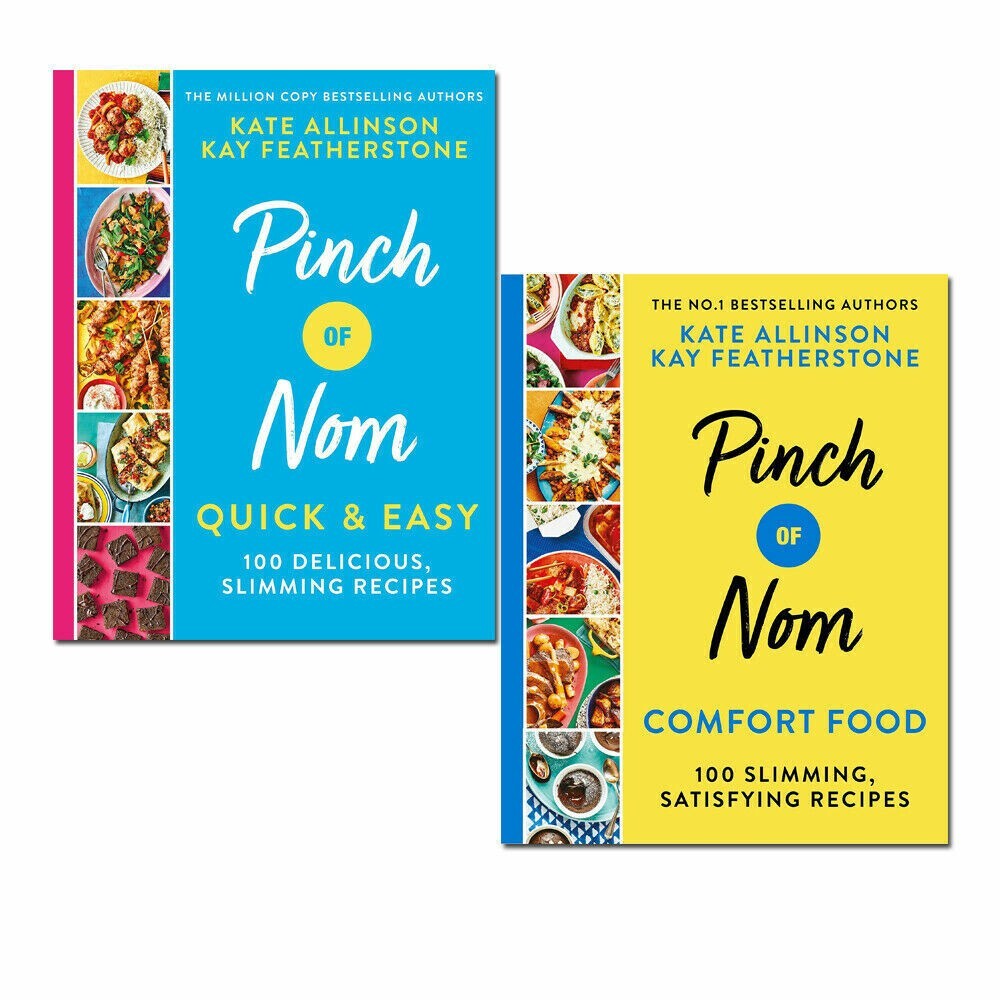 Kay Featherstone 2 Books Collection Set Pinch of Nom Comfort Food, Quick Easy