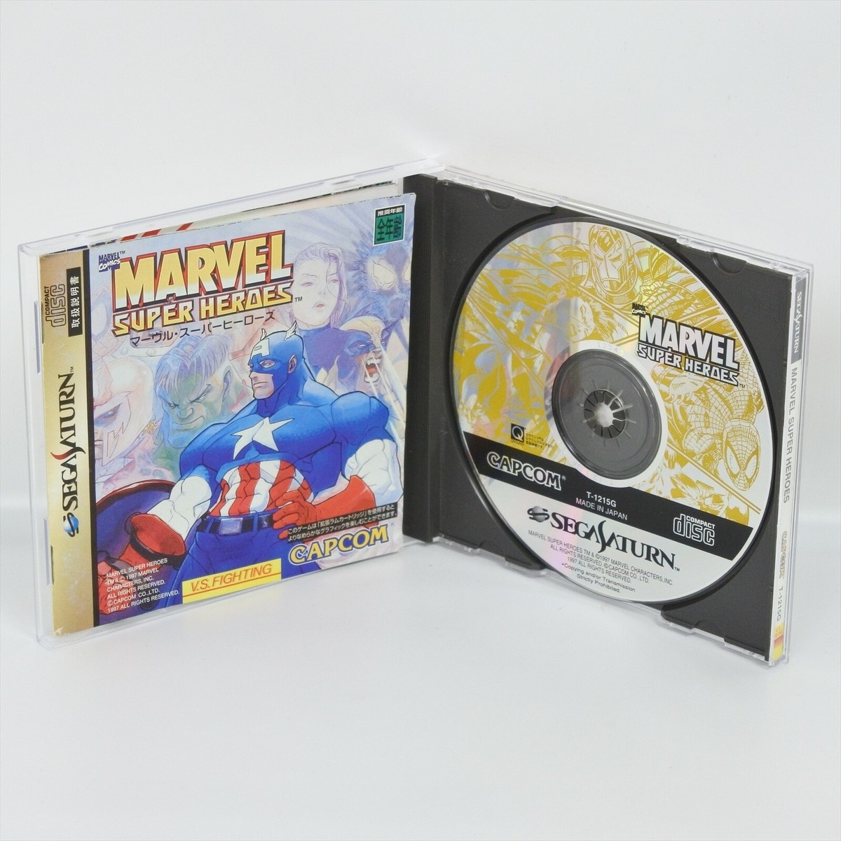 MARVEL SUPER HEROES Sega Saturn 0833 ss | eBay