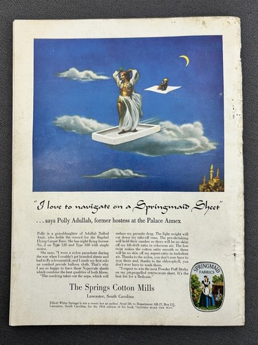 Argosy Magazine April 1954 - Beer, Weight Loss, Panic Station, Iron Curtain - Picture 2 of 2