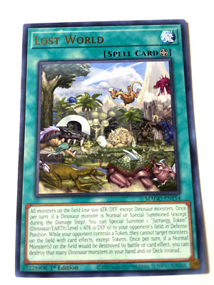 lost world deck yugioh Complete Custom for Yu-Gi-Oh! except Tokens The Lost World Dinosaur Deck