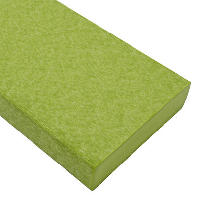 BuyPlastic Tangent Poly Lumber - Tropical Lime Green, 2x6 (1.5'' x 5.5''), 36'' L