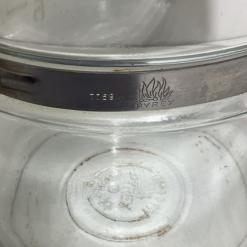 Vintage Pyrex Flameware Glass Stovetop Coffee Pot Percolator 6 /9 Cup #7759 - Picture 3 of 8