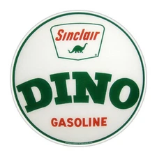 Single Sinclair Small Dino 13.5" Gas Pump Lens (G181)