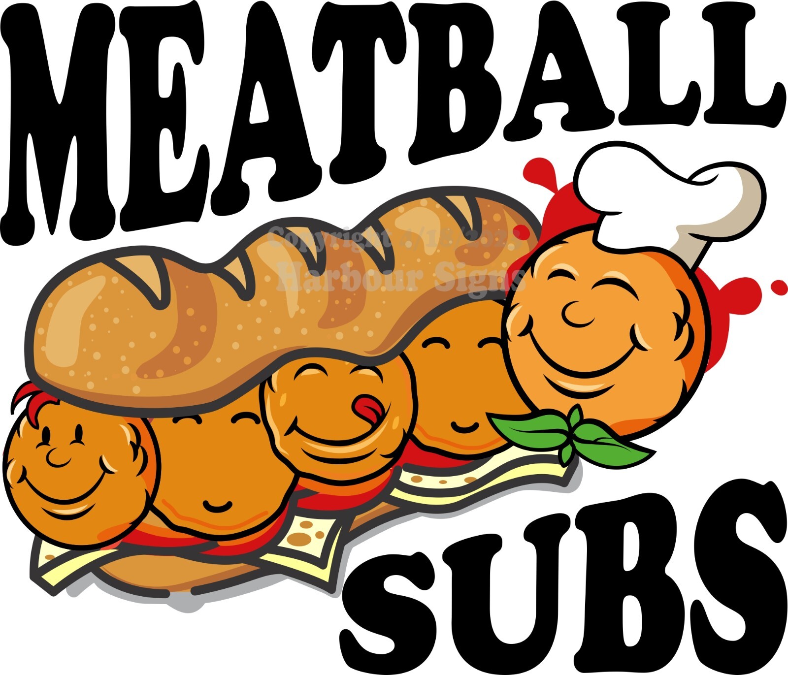 Meatball Sub Clip Art