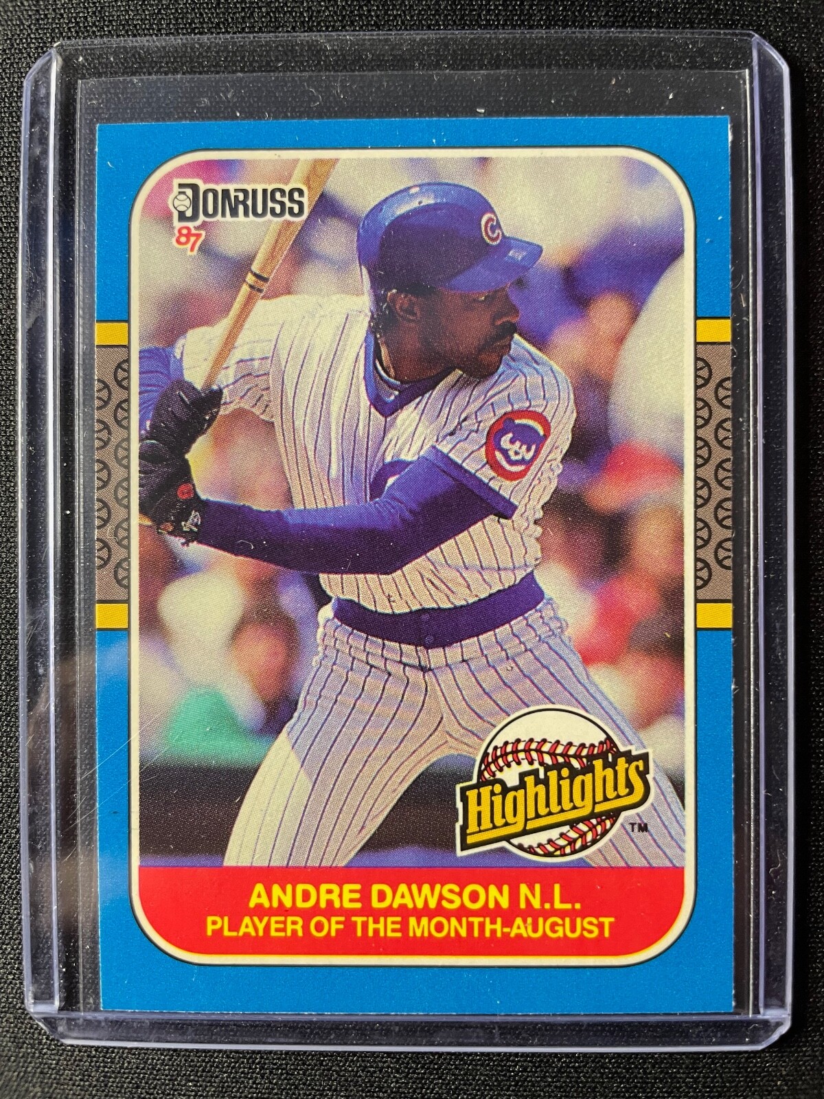 1987 Donruss Highlights Andre Dawson #31 Cubs!!!