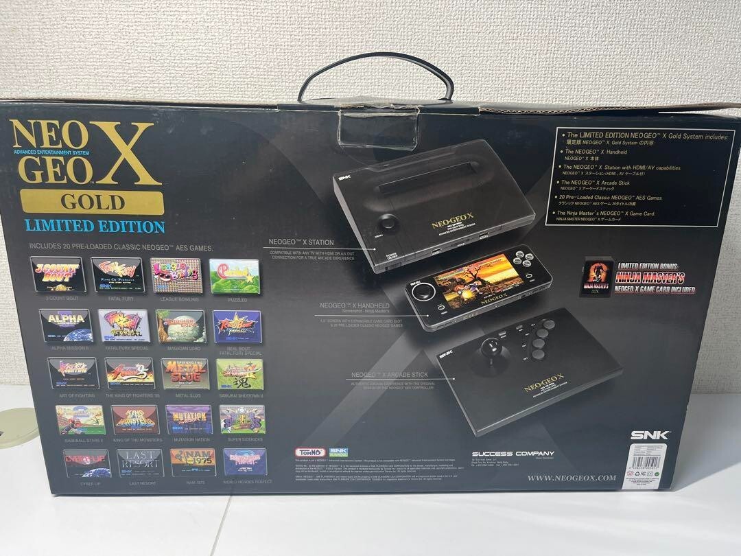 【新品未開封】NEOGEO X GOLD　ネオジオX　SNK Amazon.com: NEOGEO X GOLD Limited Edition : Video Games