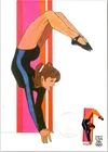 Dr Jim Stamps 28C Airmail 1984 Olympics Gymnastics First Day Issue Maxi Card