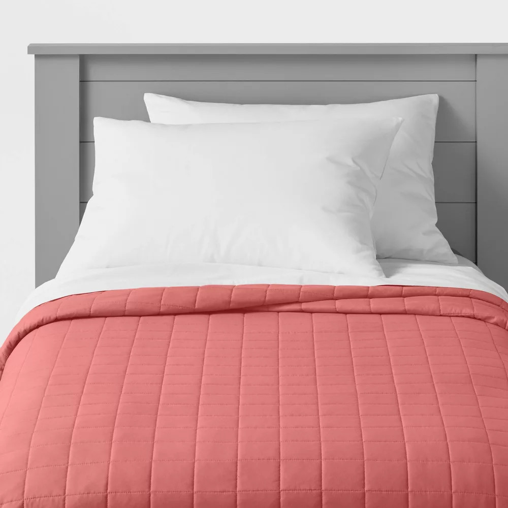 Детская палатка Twin Box Stitch из микрофибры с выцветшей розой - Pillowfort 3190₽