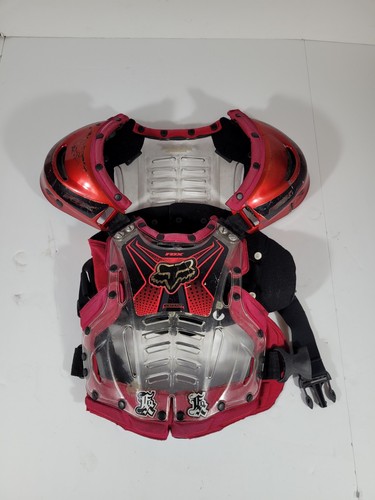 Vintage FOX Dirt Bike Moto Cross Chest Protector, Air Frame Style Youth Size S/M