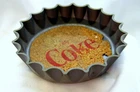 Vintage Coca Cola Coaster In the Shape Of A Bottle Cap! Circa 1970's!NO RESERVE!