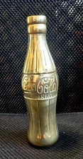 Coca-Cola Brass Bottle Collectible Taiwan 7"