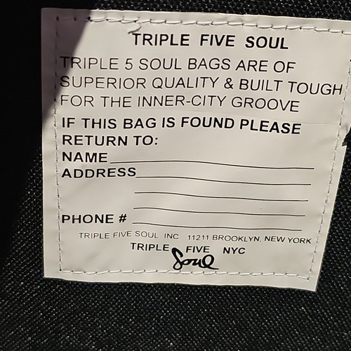 Triple 5 Soul Camo! Messenger Schultertasche 555 wandelbarer Rucksack Vintage 90er krank - Bild 11 von 22