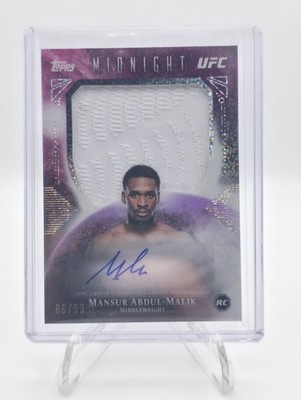 2026 Topps Midnight RC Mansur Abdul Malik Rookie Relic Auto /99 Twilight CF18