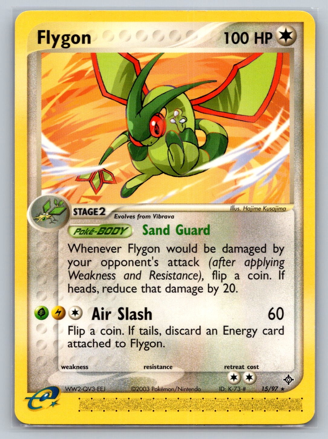 Pokemon Flygon - Rare Dragon 15/97 LP