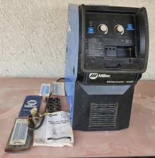 Miller Millermatic 350P Pulse MIG Welder Missing Gun, Power Connector & Cart