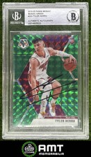Tyler Herro RC Signed BAS Auto Authentic 2019-20 Panini Mosaic Green Mosaic 5520