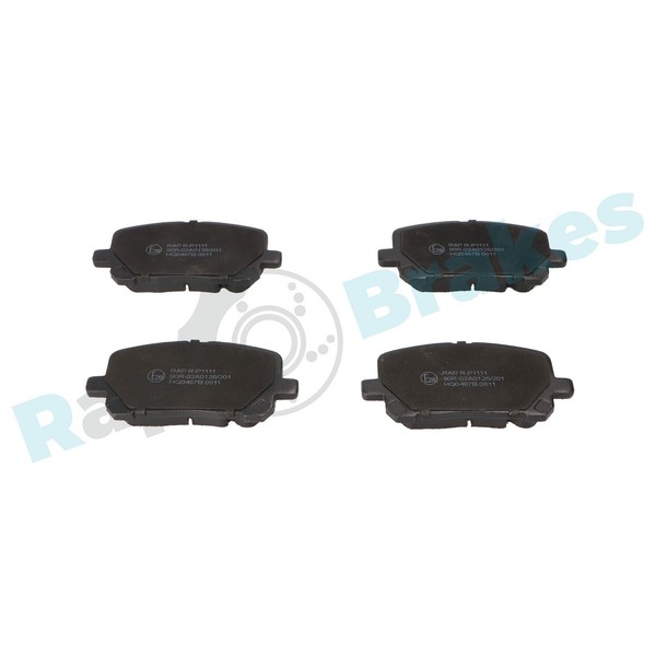 Bremsbelagsatz Scheibenbremse RAP Brakes R-P1111 FüR Toyota Avensis Verso CLM20_-image