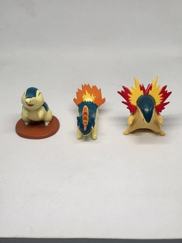 Vintage Pokémon TOMY figures: Quilava & Cyndaquil CGTSJ