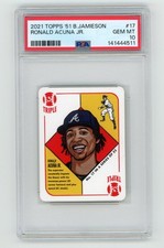 PSA 10 Ronald Acuna Jr 2021 Topps 1951 Blake Jamieson Art Mini 17 GEM MT Low POP