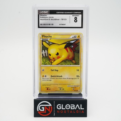 Pikachu graded CGC 8 for sale on eBay