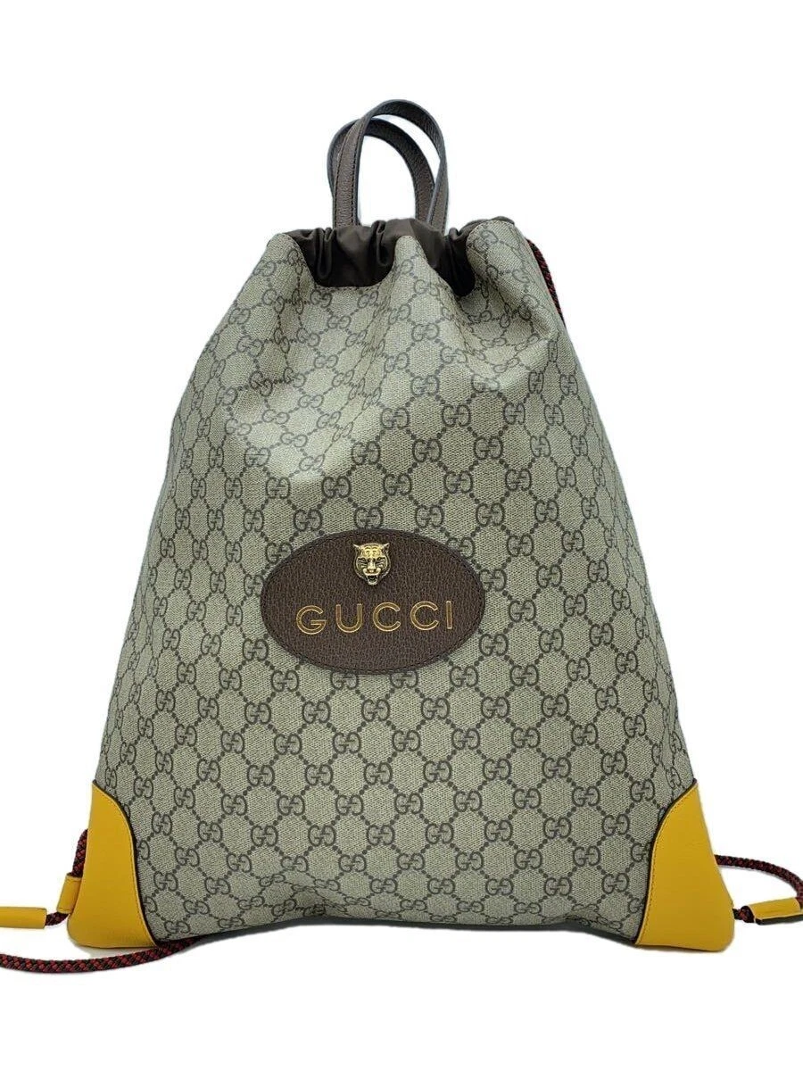 Sac à dos GUCCI autre cordon GG Supreme Wolf PVC 473872 occasion