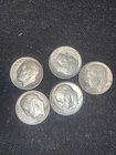Roosevelt 90% Silver Dimes - Lot Of 5 - Mixed Dates / Mints
