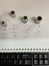 Snap On (Lot of 5) sockets. TM7, TM12, F111, FS141.  Lot 1