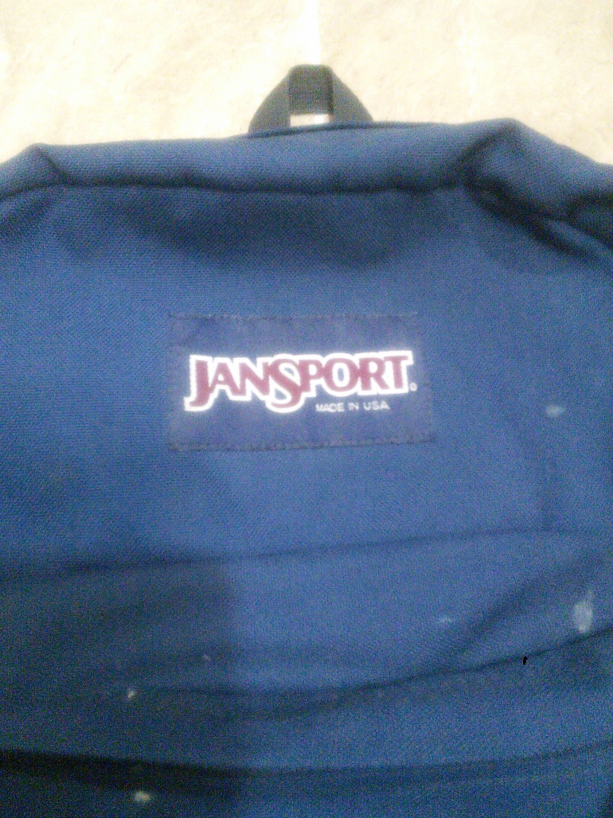 Vintage 90s JanSport Backpack Navy Blue Made In USA RARE image 5