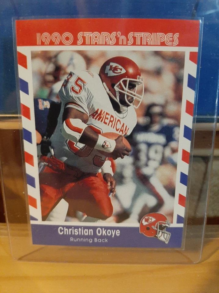 Christian Okoye 1990 Stars 'n Stripes #13 9c