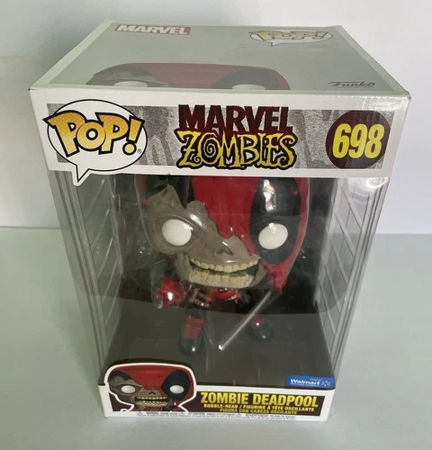 Funko Pop! Marvel Zombies #698 Deadpool Zombie Figure, 12-inch