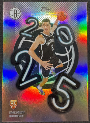 2025-26 Topps #C25-8 Egor Dëmin Class of 2025 (RC) SSP - Brooklyn Nets