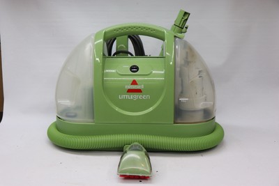 BISSELL 1400B Little Green Portable Carpet Upholstery Cleaner Works Great
