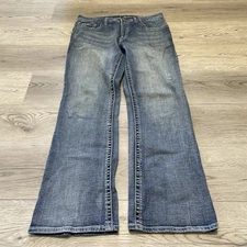 TK Axel Bootcut Jeans Men's 34x34 Denim Rock Cowboy Y2K Vintage Boot