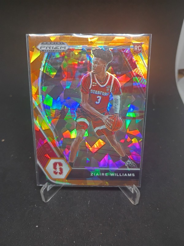 Ziaire Williams 2021-22 Panini Prizm Draft Picks Rookie Orange Ice #15 NrMt