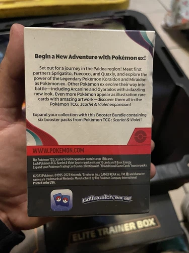 Pokemon TCG Scarlet and Violet Booster Bundle ( 1 ) 6 packs - Picture 2 of 2