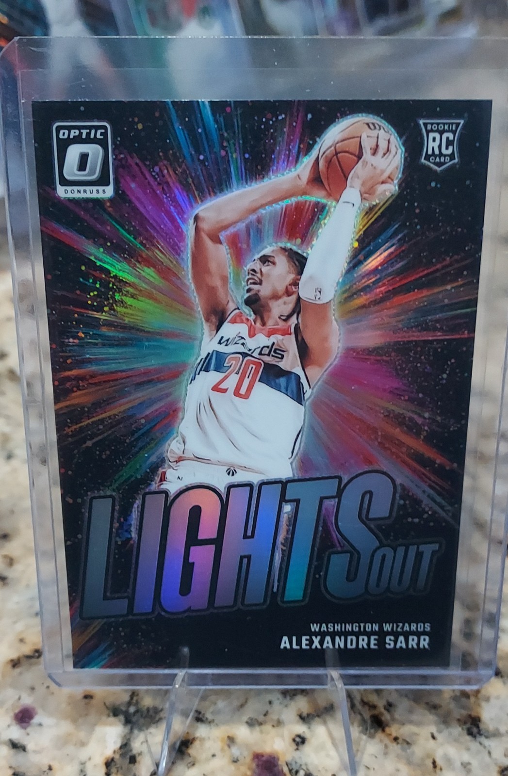 2024-25 Panini Donruss Optic - Lights Out Alexandre Sarr #5 Holo Prizm (RC)