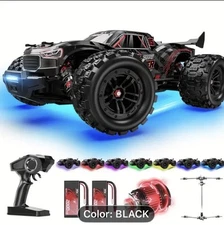 DEERC 1:14 Brushless RC Car 4WD Waterproof  3S Lipo Off-Road Truck Lights RTR US