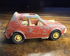 Vintage Original Tootsietoy Gremlin AMC Car Red Made In USA Diecast Interior Wht