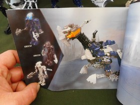 Lego Bionicle 3 Figures #8603 / 8602 / 8606 Toa Set + 2 Instructions + 1 Box