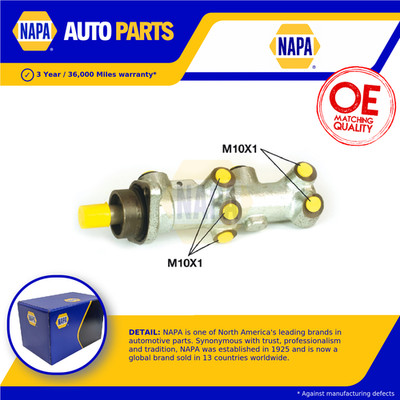 Brake Master Cylinder fits PEUGEOT BOXER 230L, 230P 2.8D 00 to 02 NAPA 4402E3