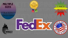 FedEx Delivery LOGO Vinyl Decal Laptop Toolbox Bumper Sticker Multiple Sizes NEW