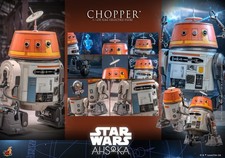 Hot Toys TMS112 Star Wars Ahsoka Show Chopper 1 6 Scale Figure New Sealed