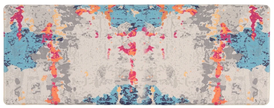 Rugshop Kitchen Mats Transitional Abstract Anti-Fatigue Standing Bathroom Mats - Image 2 of 4