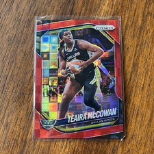 2025 Panini Prizm WNBA - Teaira McCowan #48 Red Pandora /199