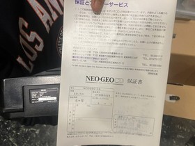 SNK Neo Geo CD Console CD-T01 with Box , Complete Of Cables, Psu , Manuals,