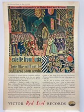 1928 Literary Digest Victor Talking Machine Co Red Seal Aufnahmen Buick
