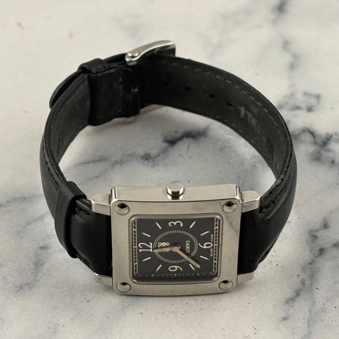 Loewe 150th Anniversary 1846-1996 Quartz Square Watch Used Authentic View 6