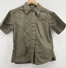 US Utility Shirt Vintage Military OD Vietnam Woman’s Cotton Twill Large Vietnam