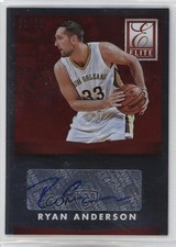 2015-16 Panini Donruss Elite Signatures Red /25 Ryan Anderson #ES-RAN Auto he0